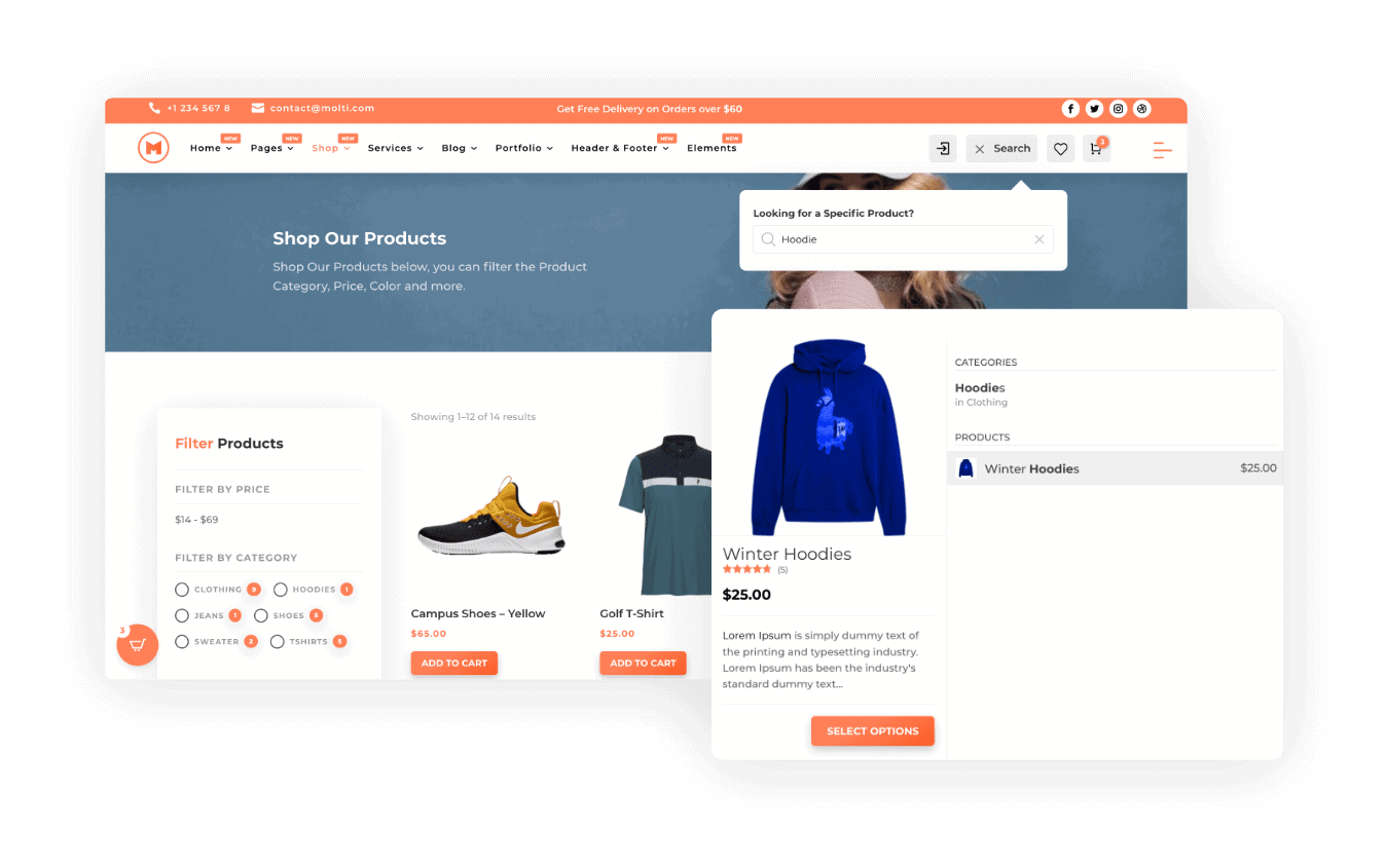 Molti - Advance Product Search