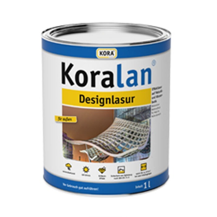 KORA Koralan Designlasur lazúra na drevo vodou riediteľná s pigmentami