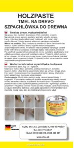 Tmel na drevo Hoplzpaste rieditelny vodou 3